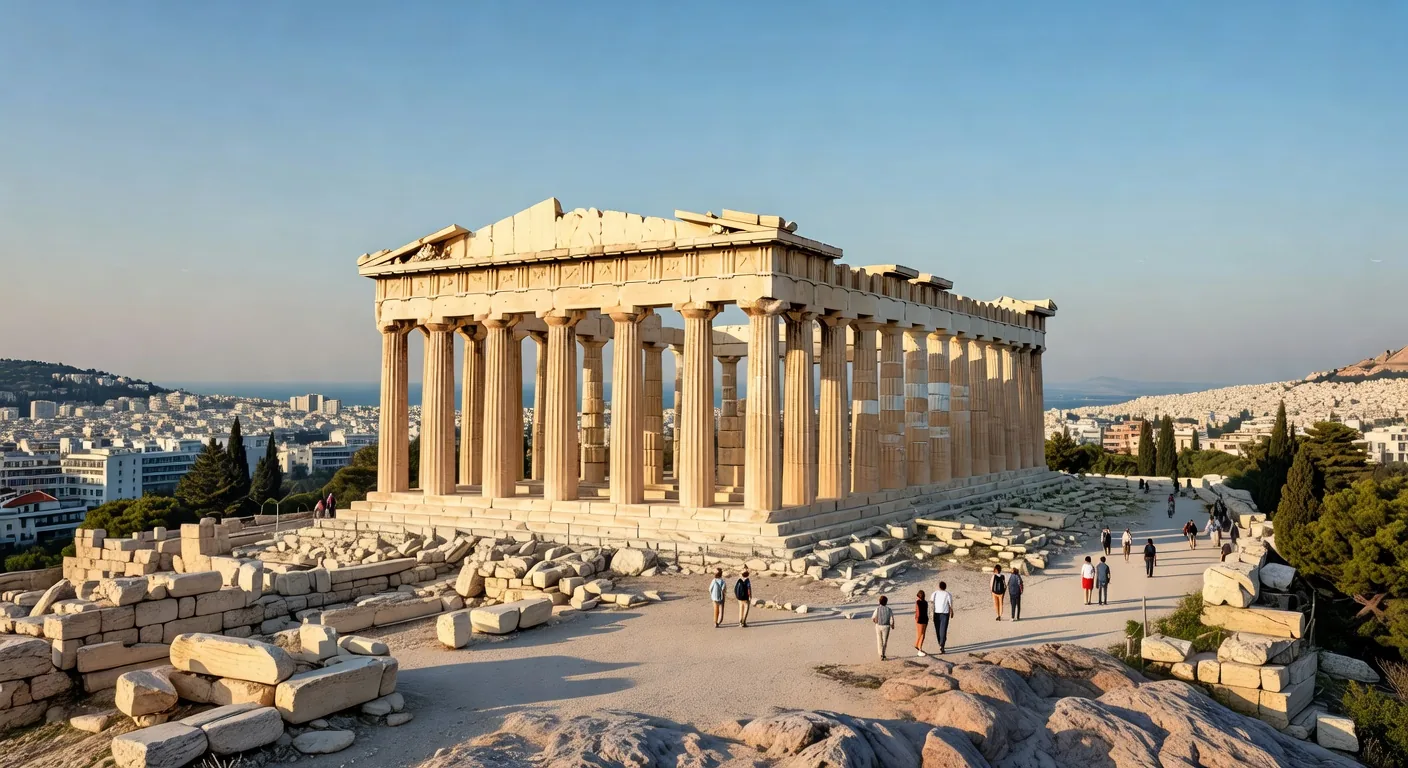 Parthenon on the Acropolis of Athens